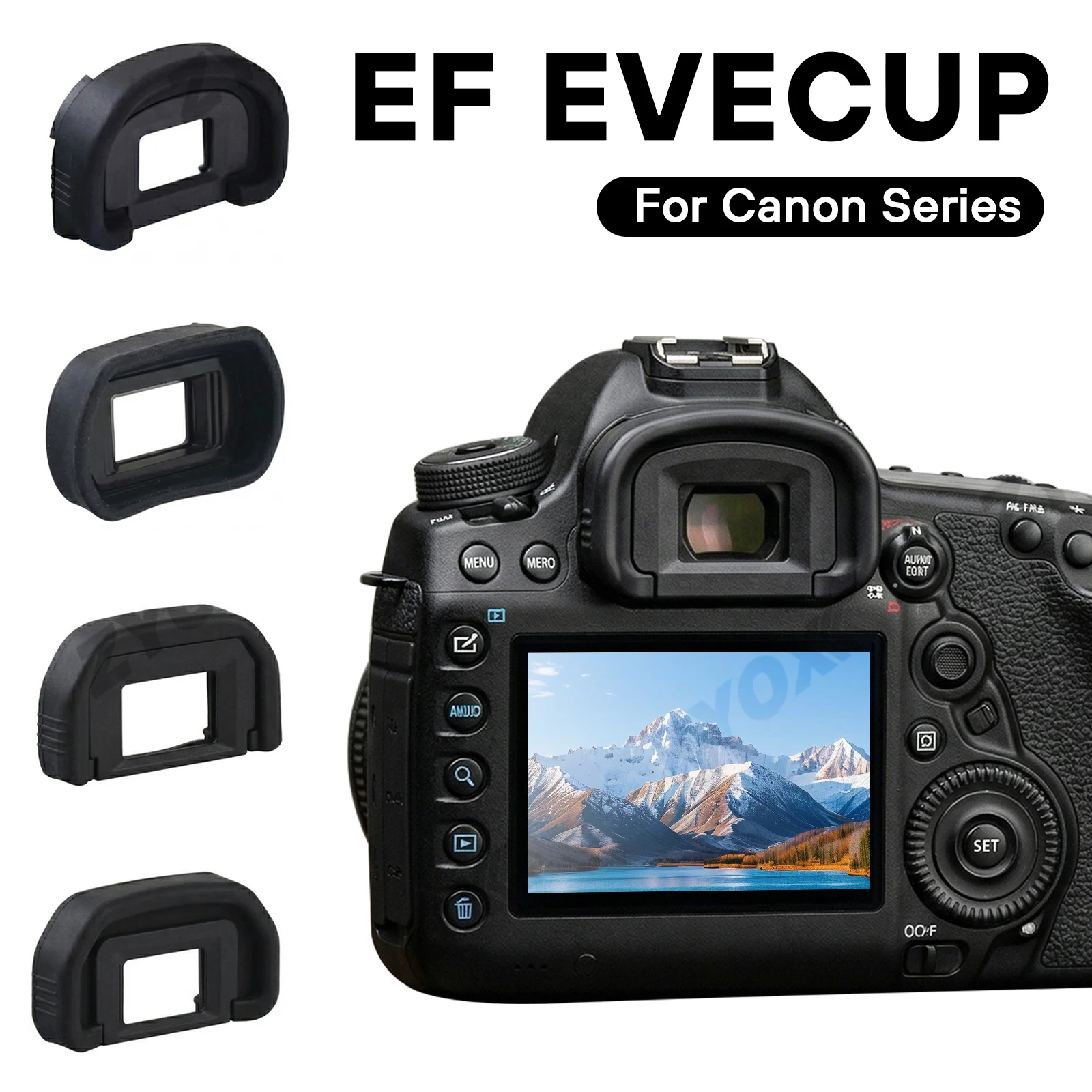 

Viewfinder Eyepiece Eyecup for Canon 2000D 1500D 1300D 1200D 1100D 1000D 850D 800D 750D 700D 650D EOS300X EOS300V EOS3000V