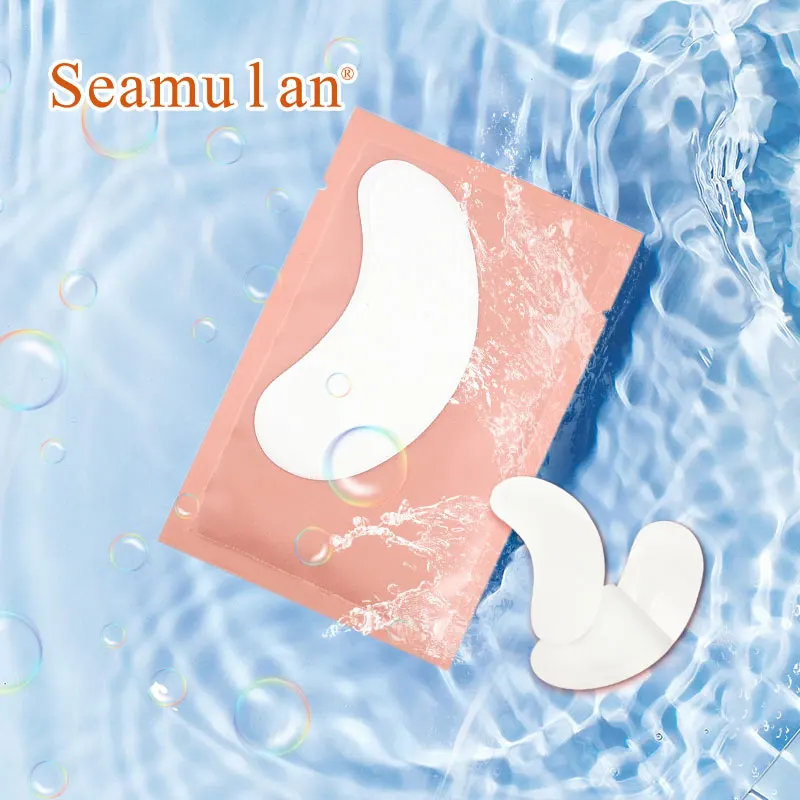 50pcs Eyelash Extension Patch Grafted Eyelash Extension Eye Paper Patch Under The Eye Pad Hydrating Eye Paper Patches Makeup
