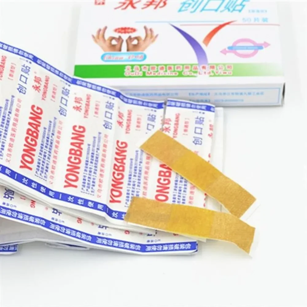 100PCS Band Aid Disposable Wound Sticker First Aid Emergency Kit For Kids Children Adhesive Bandages