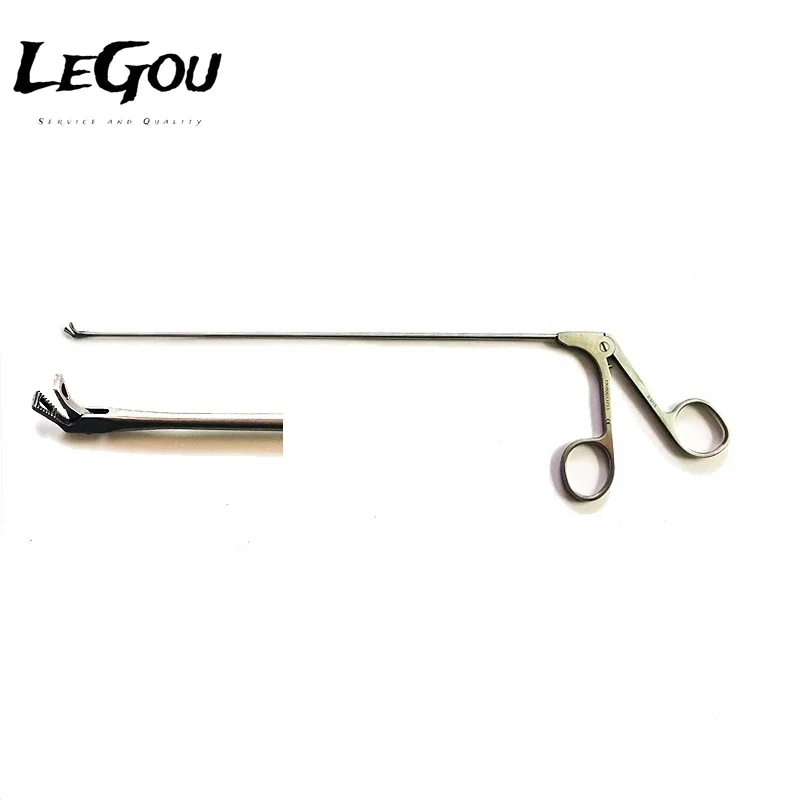 LeGou Professional Reusable ENT endoscope stainless steel ordinary laryngoscope micro laryngeal forceps
