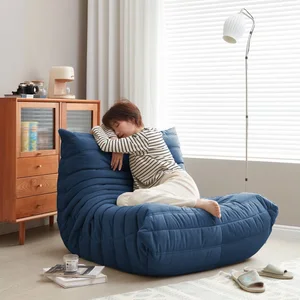 Modernes Wohnzimmersofa fauler Stuhl Raupe Sofa Raumsofa Einzelsemair 10 Hauptdarstellungssofa Wartezimmer - №3