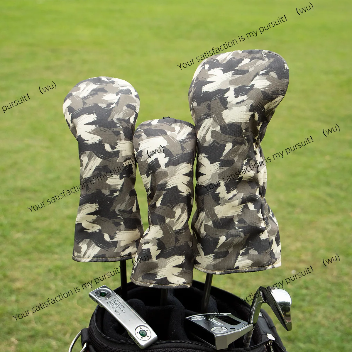 

Golf Club Cover Wooden Club Cover One Wooden Tee Wood Polyester Brush Camouflage Printed Fairway Wood WOOD