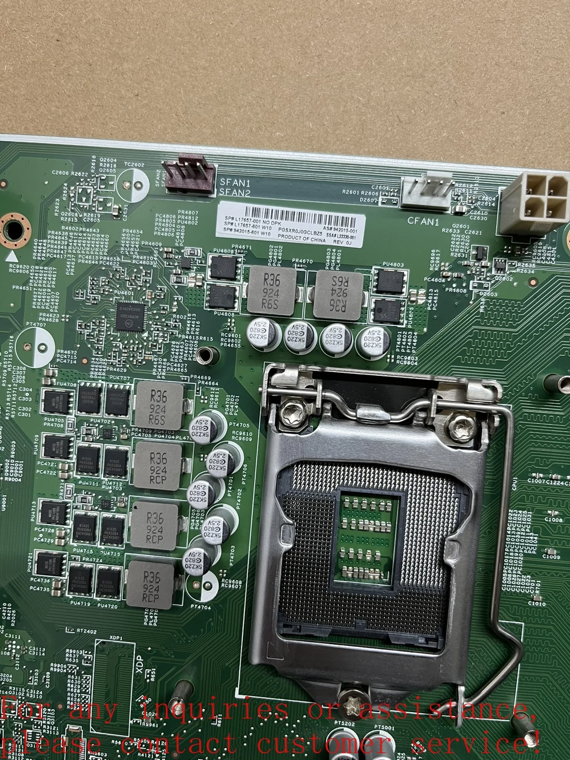 For HP 280 282 288 Pro G4 MT main board L17657-001 942015-001  (store code: 0880)