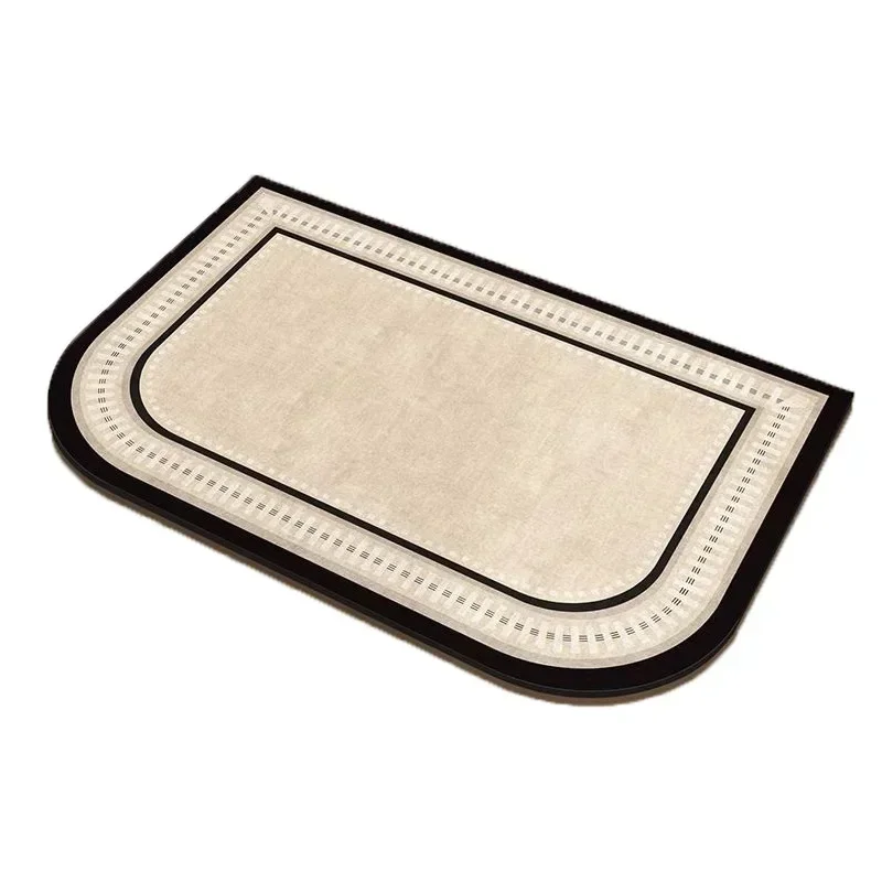 Soft Diatom Mud Light Luxury Absorbent Floor Mat, Toilet Door, Quick-drying Foot Mat, Entrance Door, Anti-slip Mat