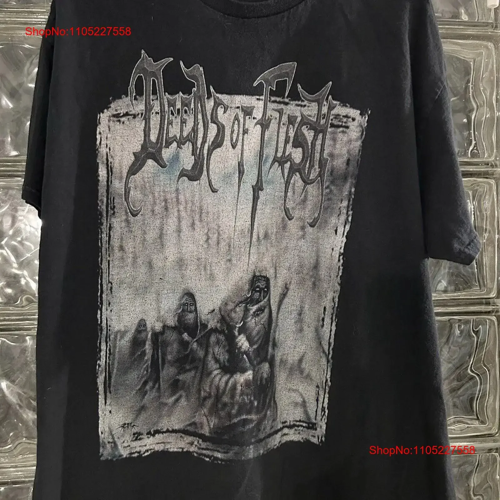 Deeds Of Flesh Path The Weakening Suffocation Cotton T Shirt TS251 vintage Washed Breathable Casual graphic designer clothes