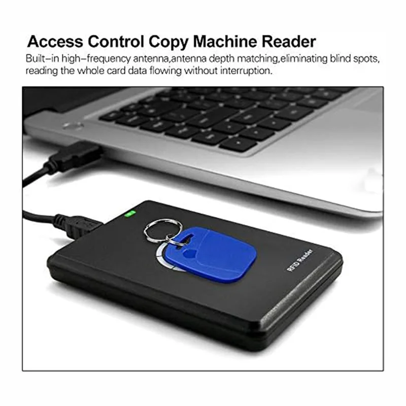 

N11R Smart Access Control Card Copier Black RFID Reader Writer 13.56Mhz Encrypted Card Decoder NFC Tag