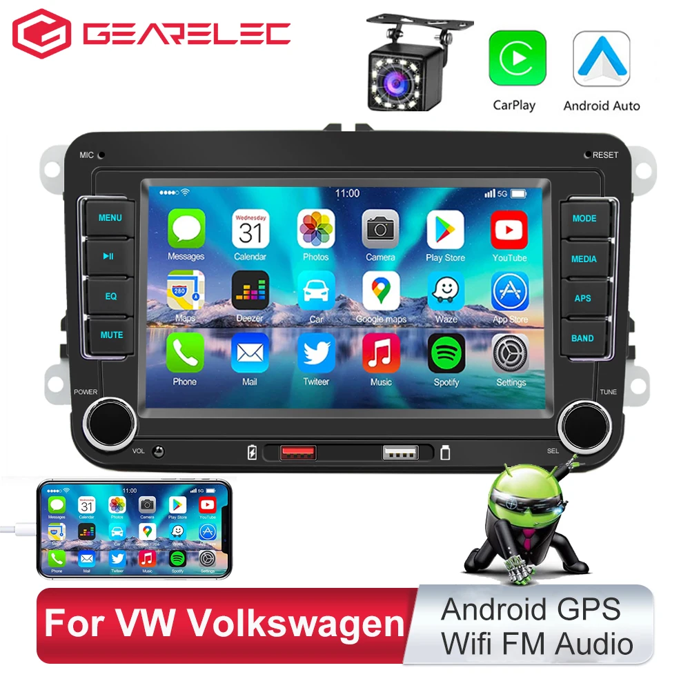 Android Car Radio Carplay for VW Volkswagen Jetta Passat Golf Polo 7