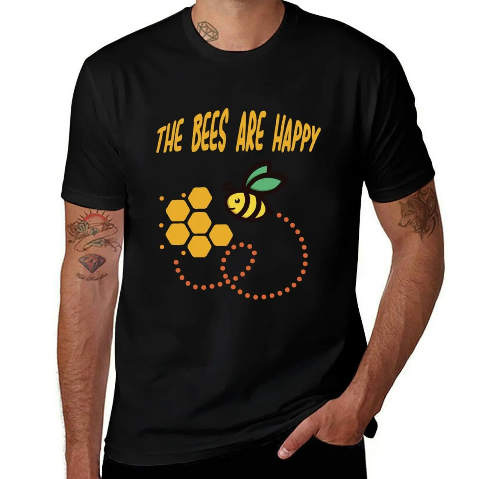 

anime t shirts high T-Shirt shirt bees are happy shirts quality cotton casual t oversize t man The