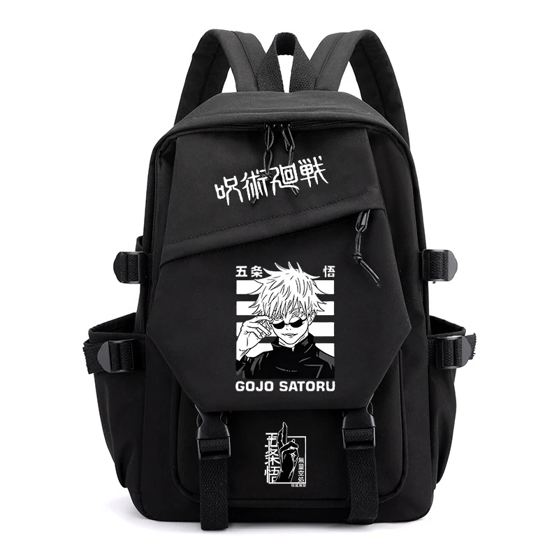Anime Jujutsu Kaisen Backpack Teenager Schoolbag Manga Gojo Satoru Fashion Outdoor Travel Bags Bookbag Men Women Casual Rucksack