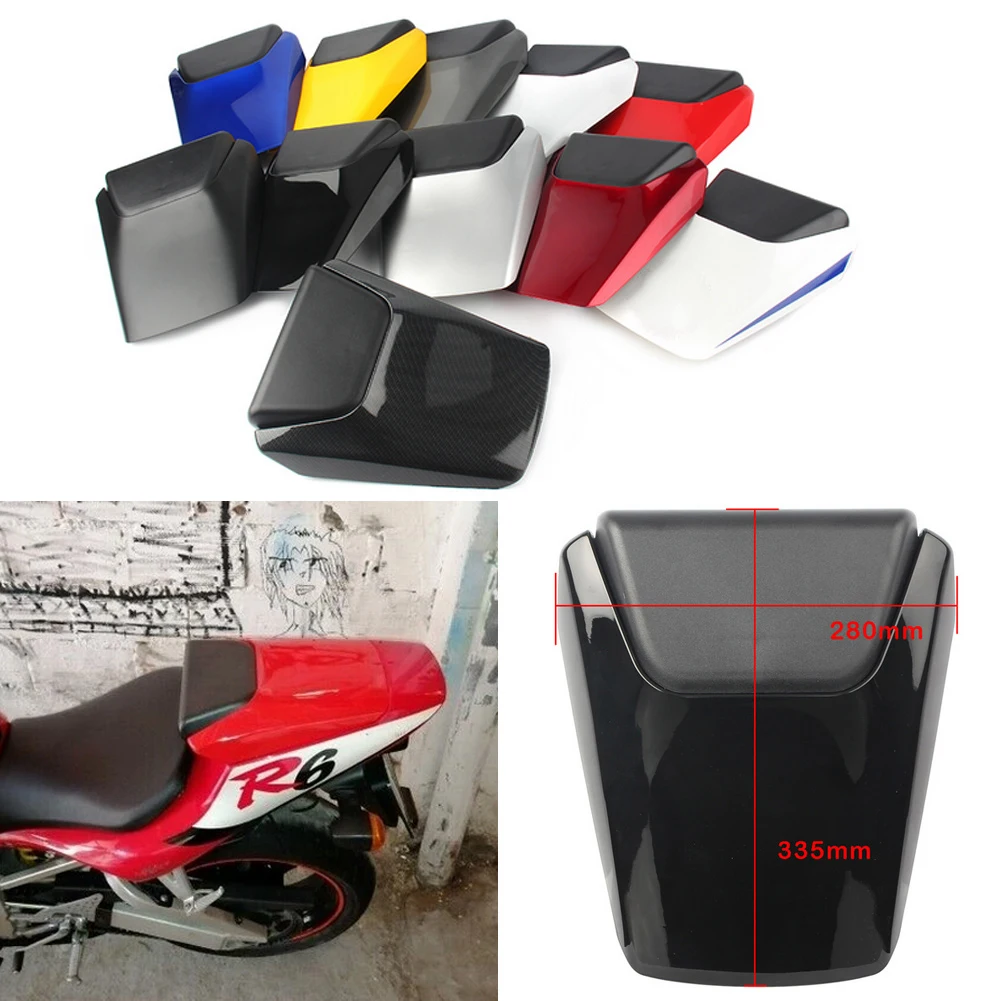 For Yamaha YZF 600 R6 1998 1999 2000 2001 2002 ABS Motorcycle Pillion Rear Seat Cover Cowl Solo Fairing Accessories YZFR6