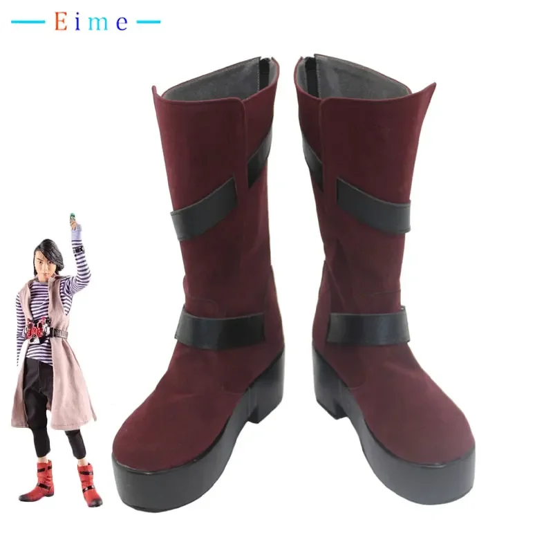 

Philip Cosplay Shoes Sonozaki Raito Cosplay Prop Halloween Carnival Boots PU Leather Shoes Custom Made