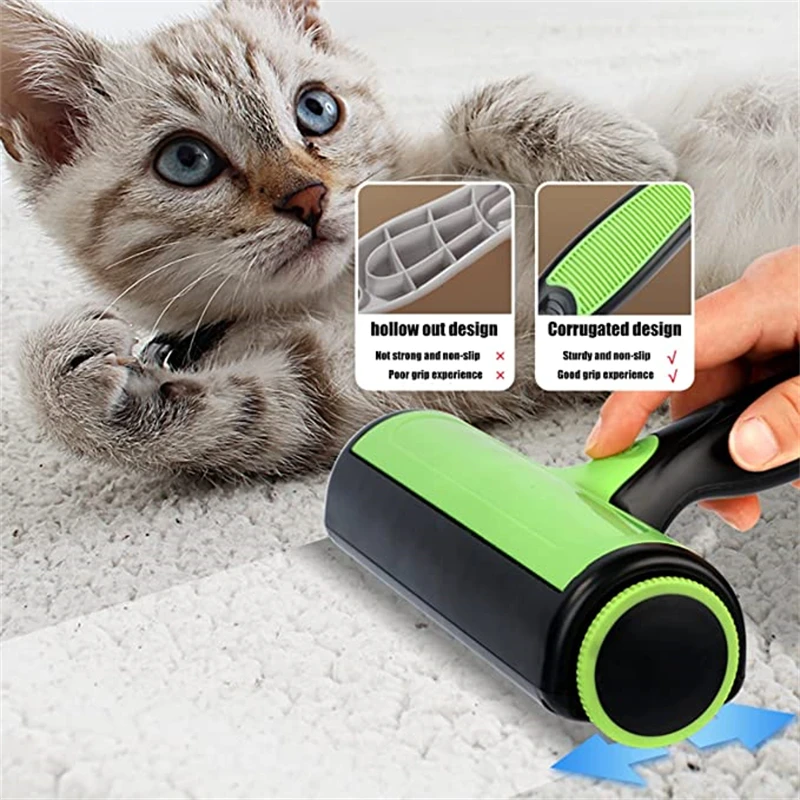 Flusen Roller Hund Haarentferner Haustier BrushRemoves Haare Magie für Tier Wolle Entfernung Katzen Lint Kleidung Reinigung Werkzeuge Liefert – Detail 9