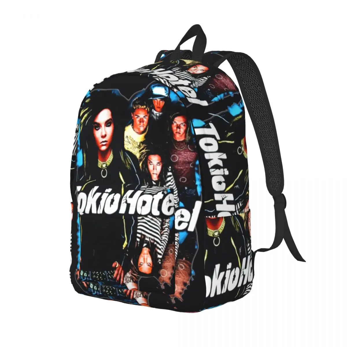 Tokio Hotel Backpack for Men Women Teenage Student Work Daypack German Rock Laptop Computer Canvas Bags Lightweight