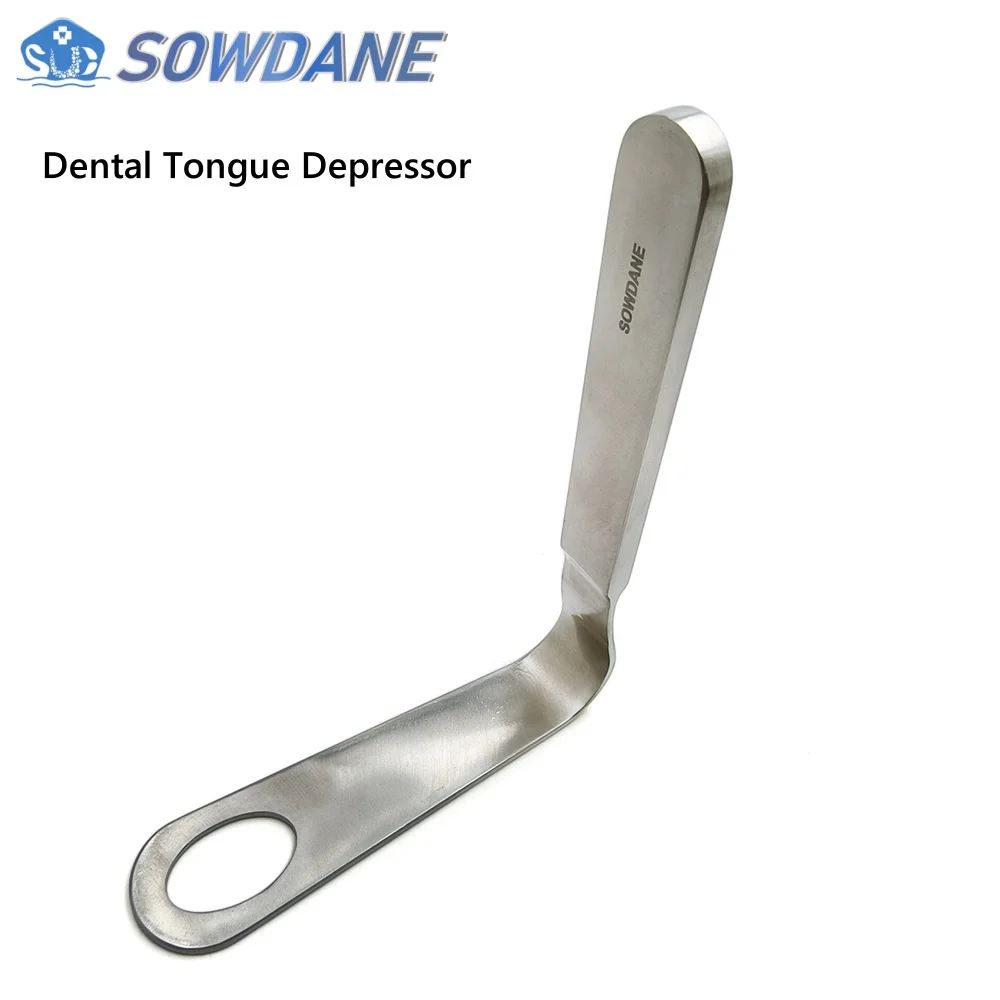 

Right Angle Curved Medical Tongue Depressor Stainless Tongue Depressor For Children and Adults oral Examination Instruments