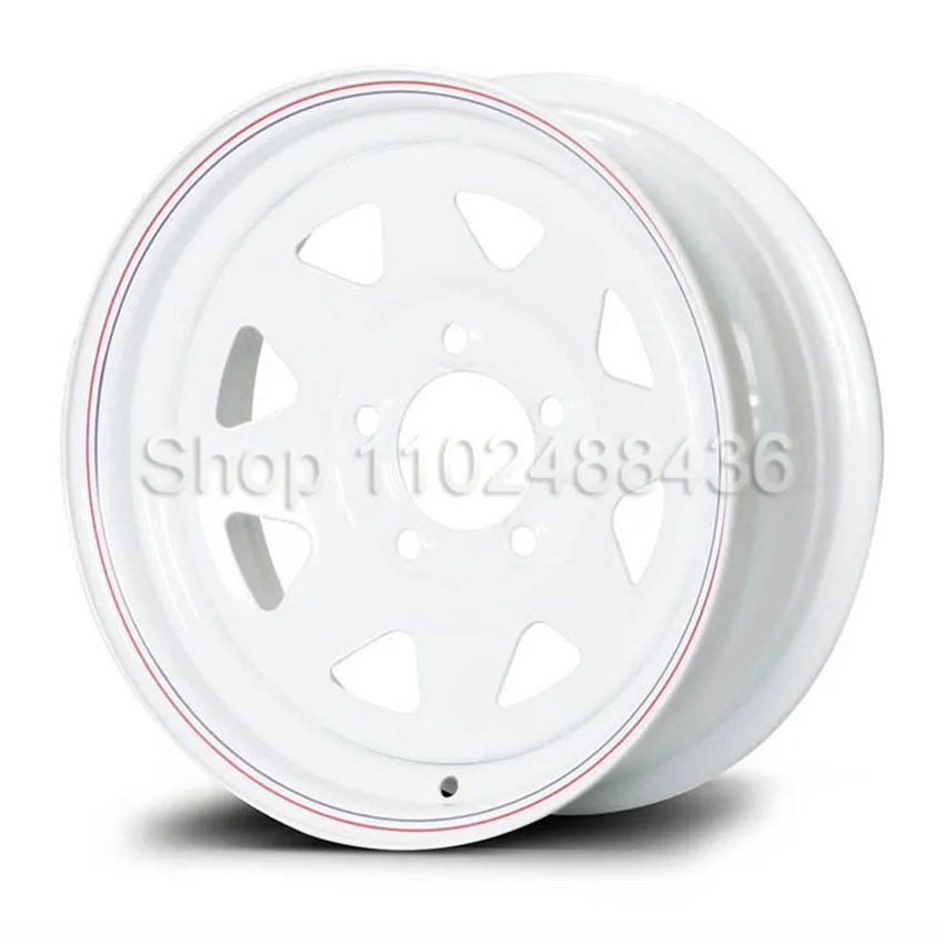 

4/5/6 hole RV ATV Yacht Trailer Wheel Hub 14 inchX 5.5J Trailer Steel Rim Modification Accessories 4-100/5-114.3/6-139.7