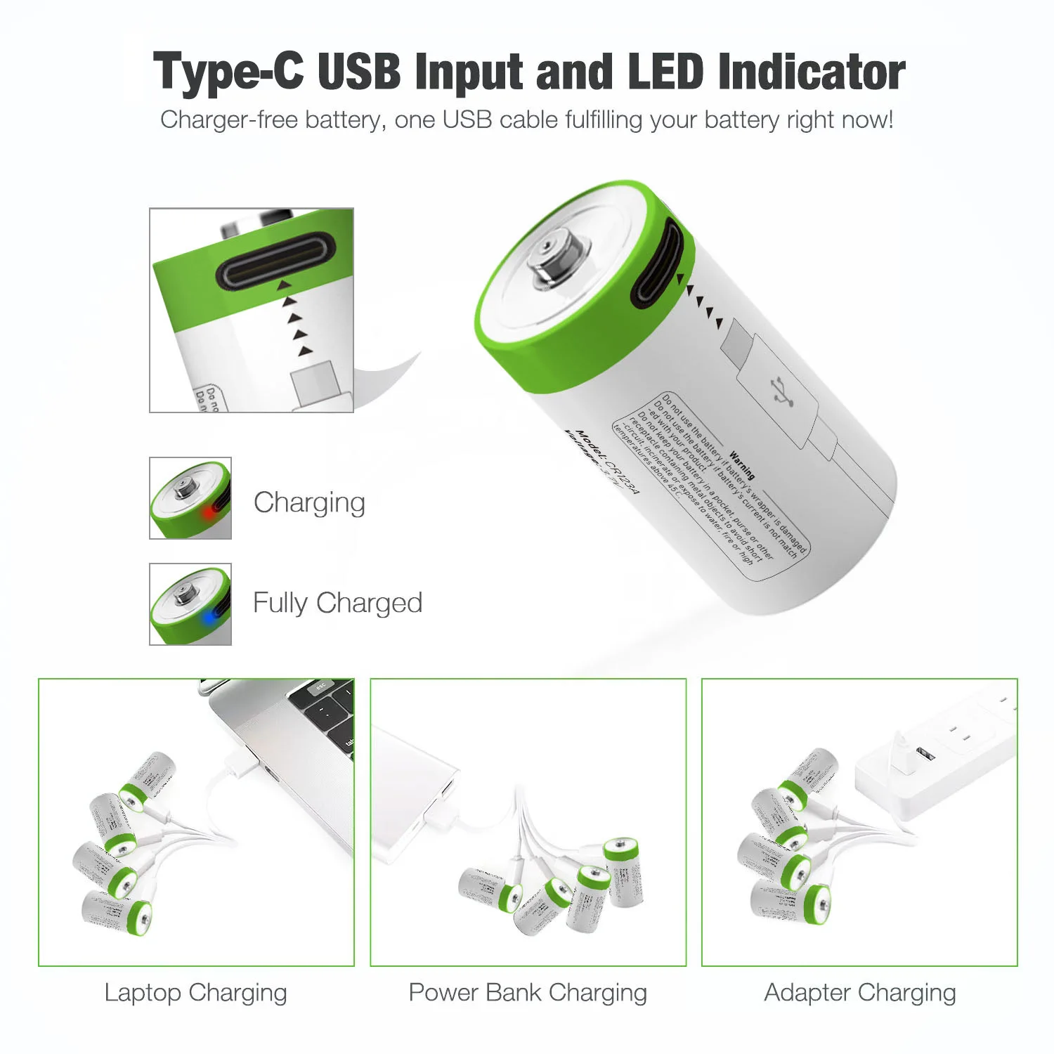 CR2-batterij snel opladen lithium-ionbatterij 300mAh, geschikt voor digitale camera's, GPS-veiligheid, batterijen voor medische apparaten