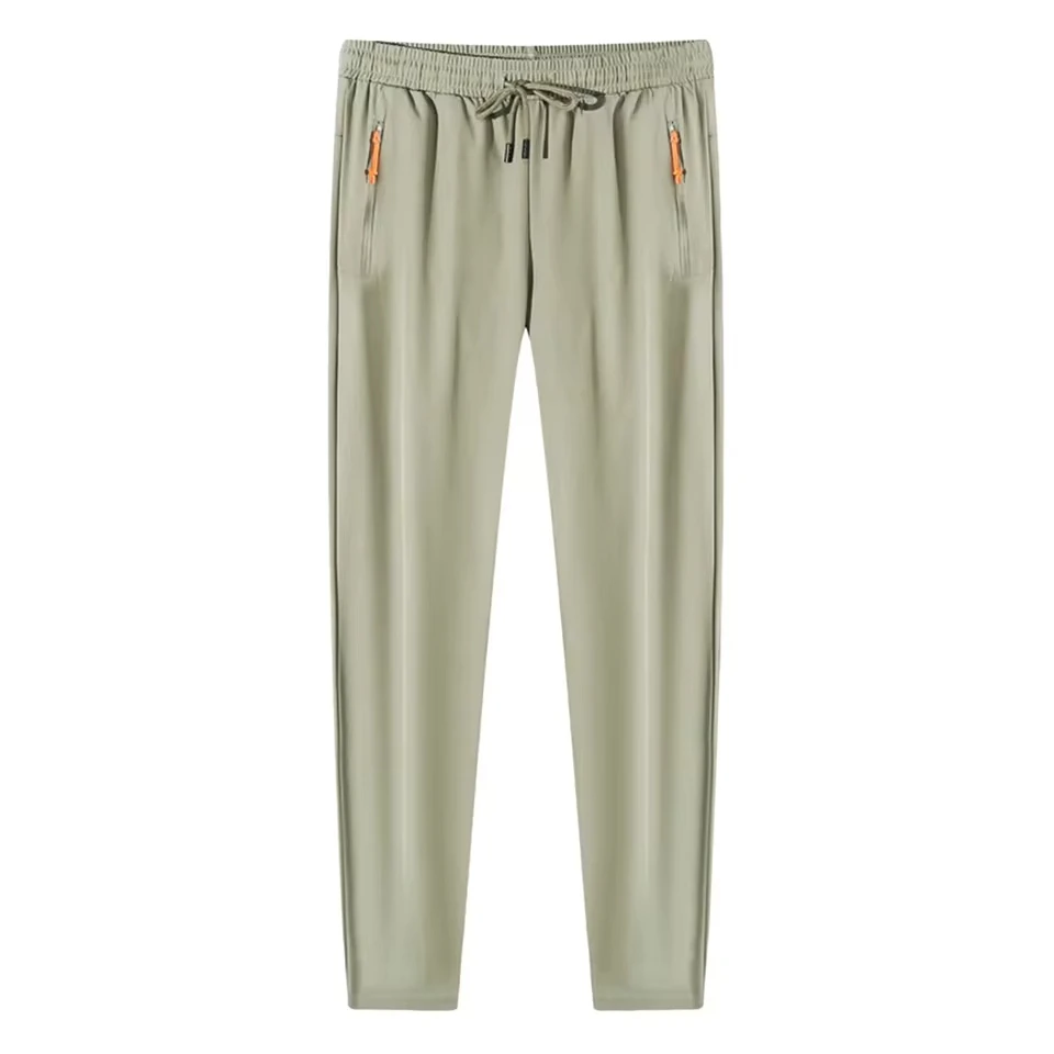 Male Outdoor Quick Drying Pants Thin Summer Mountaineering Cycling Pants Stretch Breathable Sweat Wicking Baseball Pants Youth