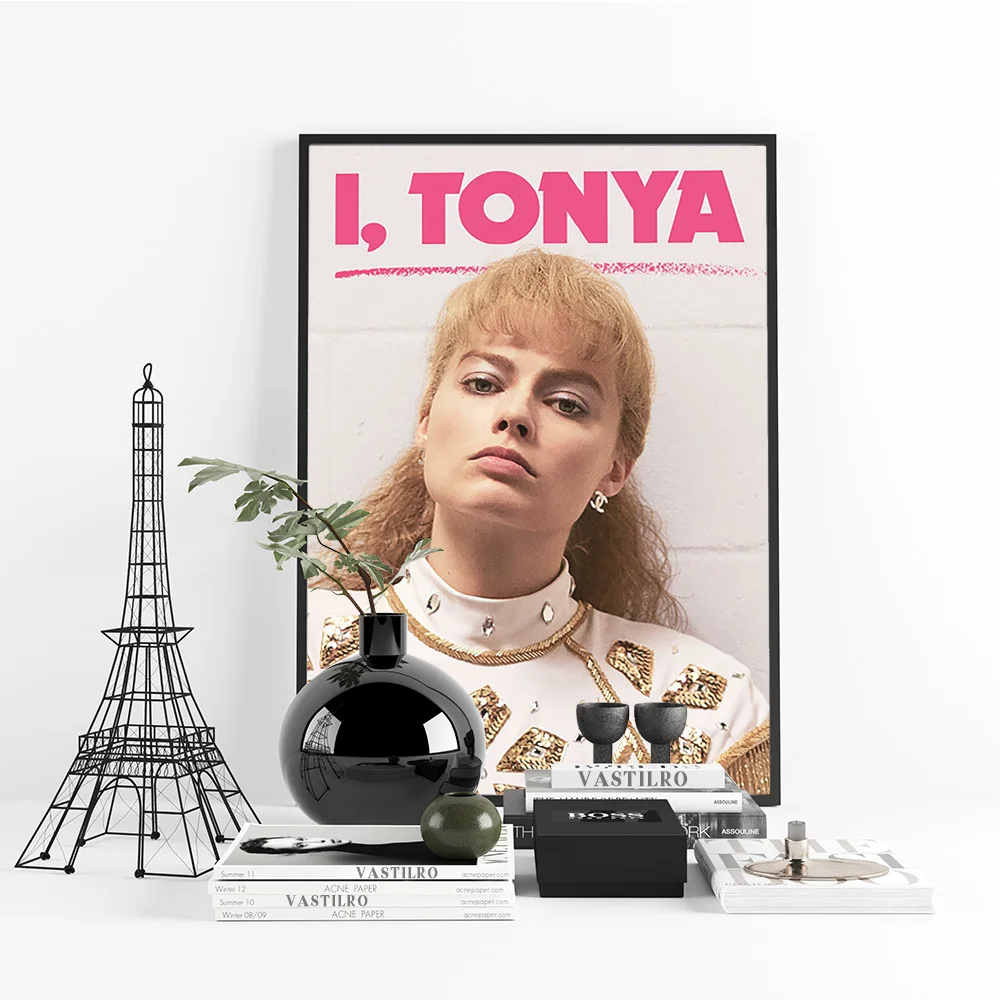 I Tonya السيرة الذاتية الأمريكية الرياضية السوداء الكوميديا الفيلم طباعة ملصق فني فيلم غرفة الفيديو ملصقات جدار ديكور قماش اللوحة