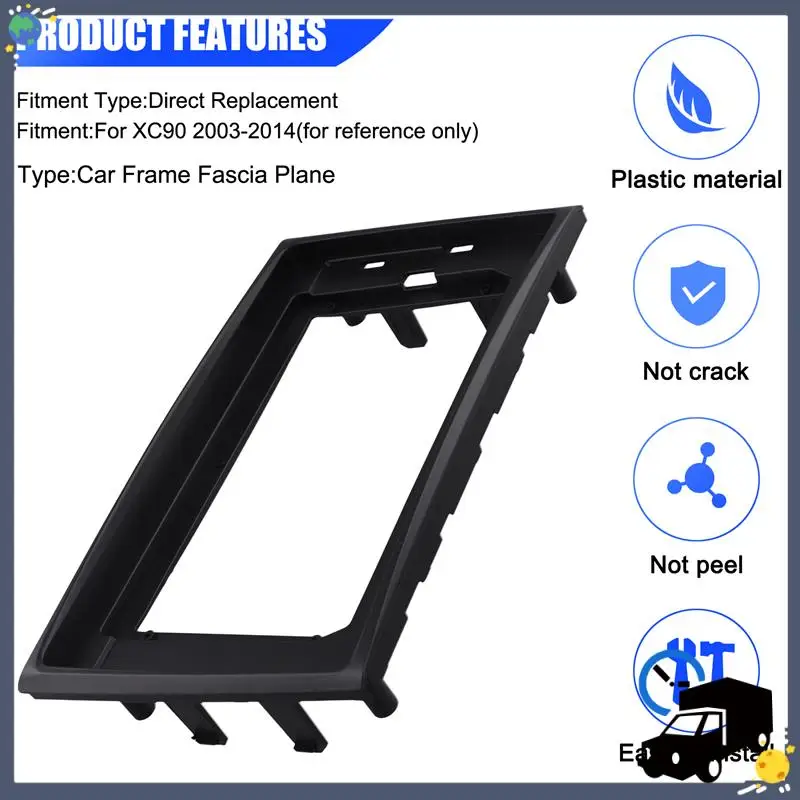 دائم 10 بوصة 2DIN إطار السيارة فآسيا محول Canbus صندوق فك أندرويد راديو داش تركيب لوحة DVD فآسيا الطائرة لفولفو XC90