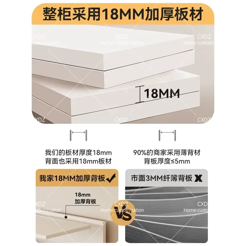 Modern Simple Desk Bookcase Integrated Computer Table with Glass Luxury Multi Function Customizable Bedroom Learning Writing