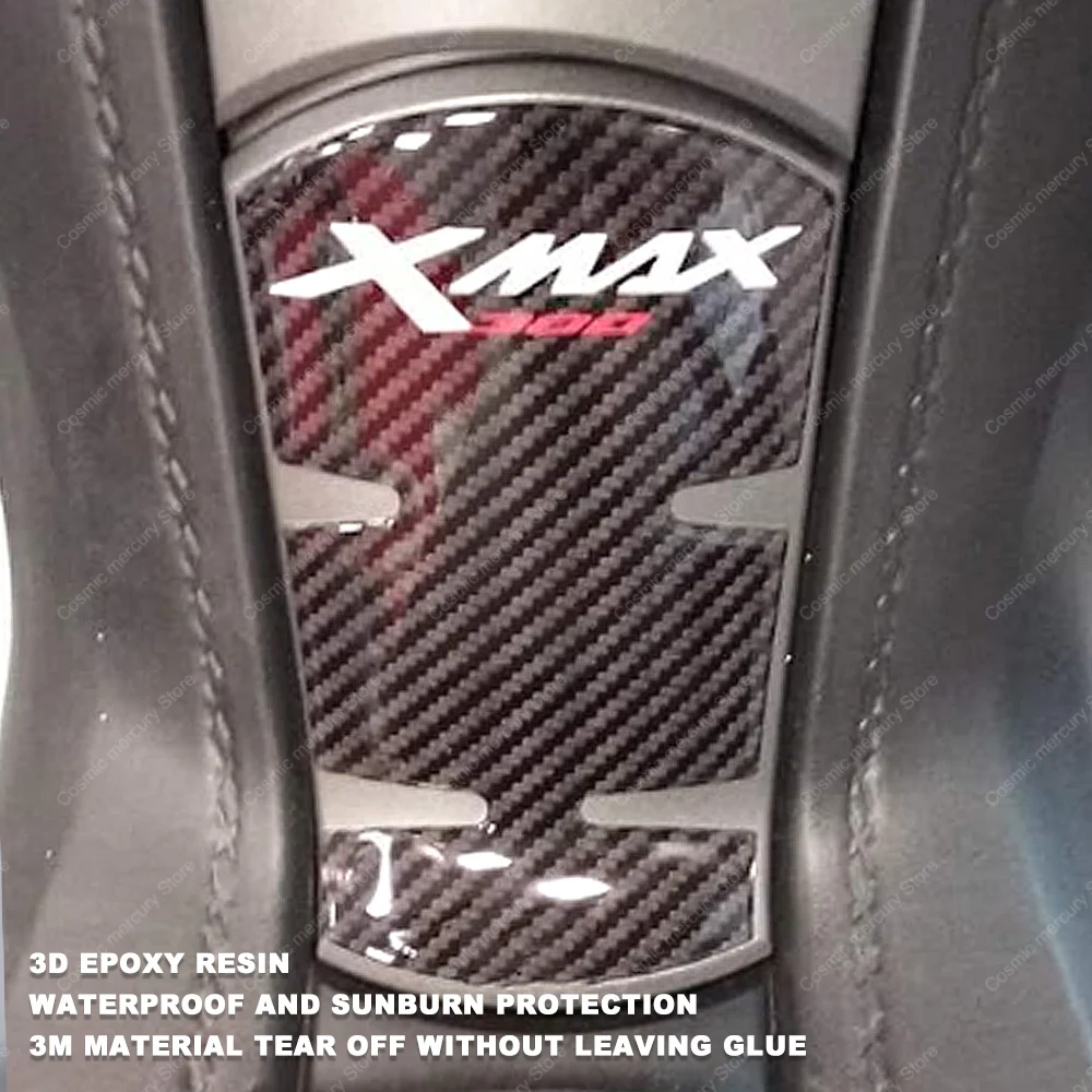 For YAMAHA XMAX 300 Motorcycle Accessories Tank Pad Sticker 3D Epoxy Resin Protective Sticker