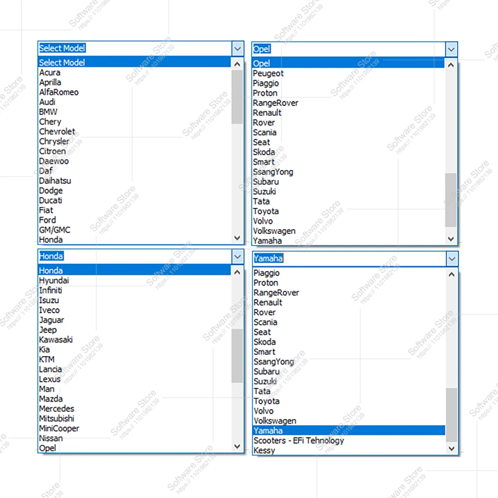 Diagnostic software Zed-Bull Clone V2.7.2 for mini zed bull Finding PIN Code Transponder Cloning OBD Programming OS Windows 2024