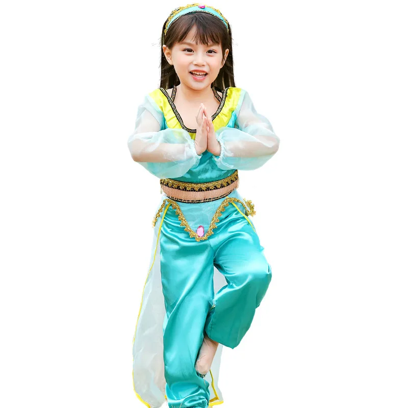 Rakuten Halloween Princess Jasmine Cosplay Stage Performance Costume Indian Dancer Performance Dress