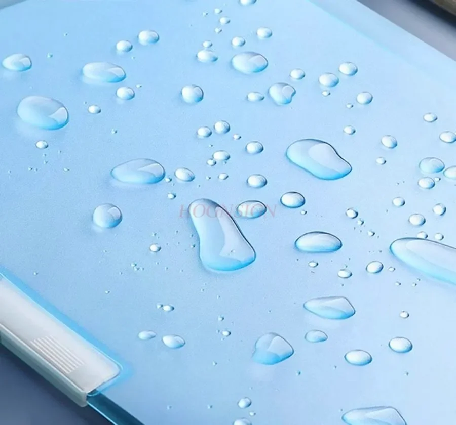 Rotating side open button PP folder A4 drawbar clip swing clip folder pull edge clip report clip diagonal pull clip storage clip