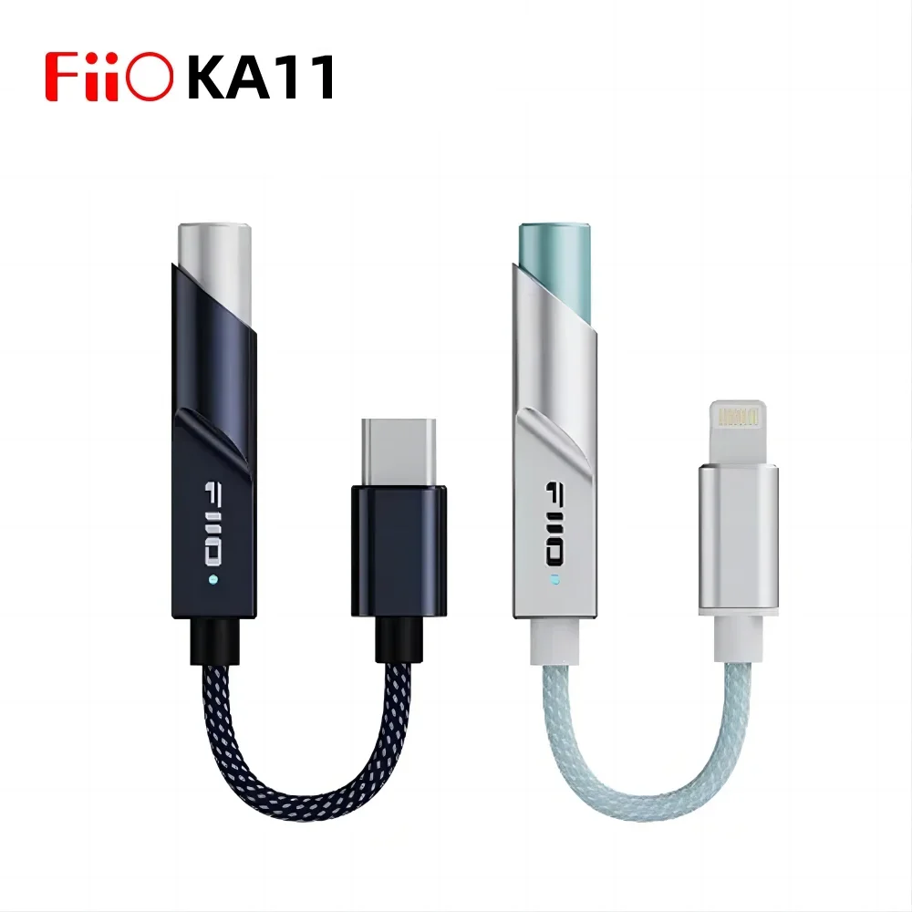 FiiO KA11 USB DAC & Headphone Amplifier CS43131 DAC USB Dongle 384kHz/32bit DSD256 for Android/iOS