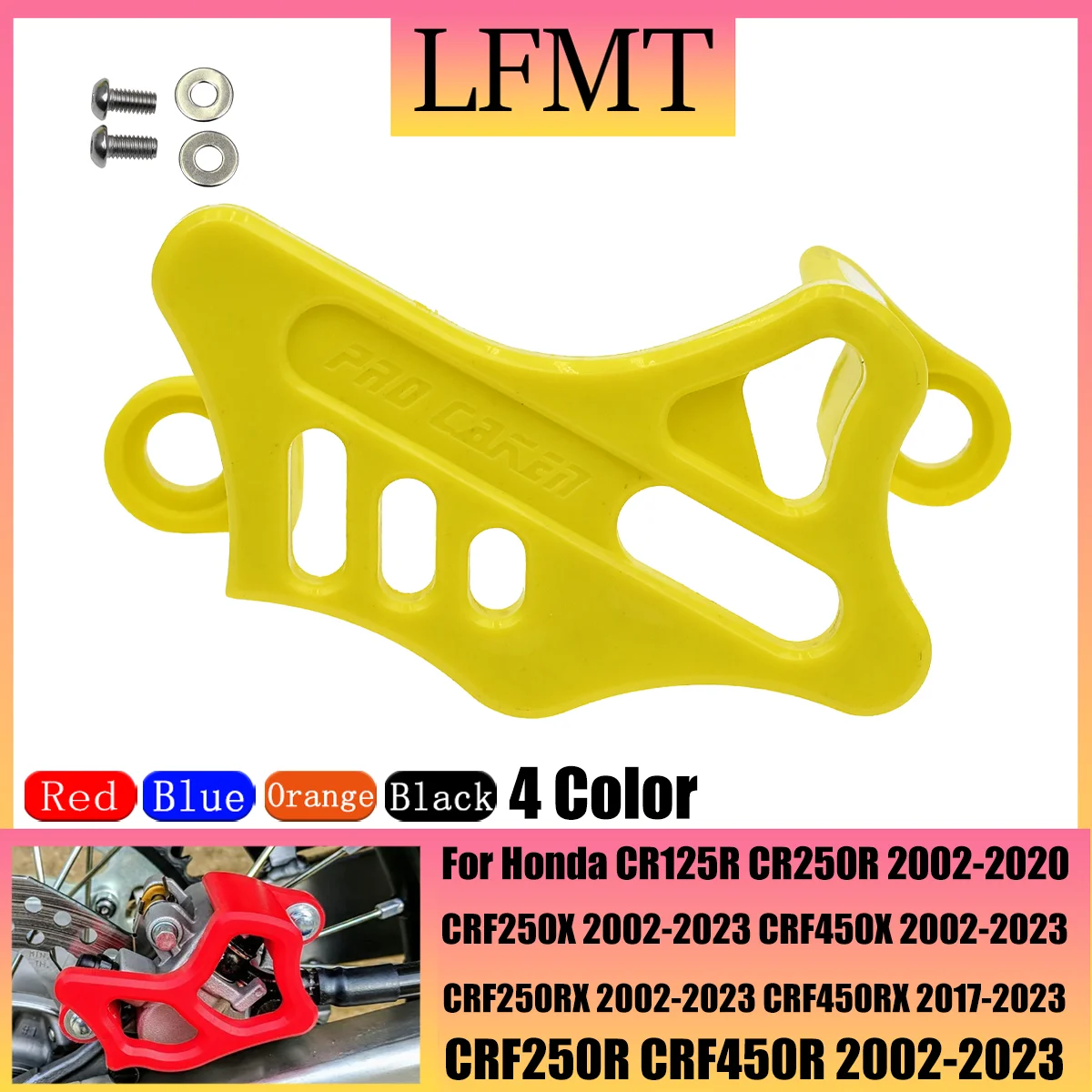 

Motorcycle Rear Brake Disc Guard For Honda CR125 CR250 CRF 250R 450R 250X 450X 250RX 450RX 2002-2019 2020 2021 2022 Universal