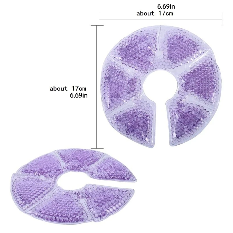 Breast Therapy Pads Hot Cold Breastfeeding Gel Pads Breastfeeding Essential and Postpartum Recovery Reusable Freezable