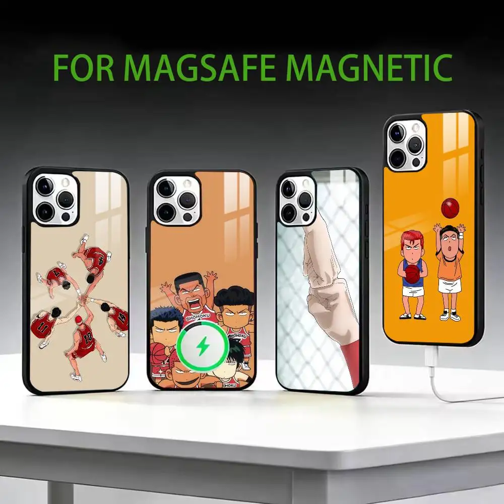 

chibi basketball player Phone Case For iPhone17,16,15,14,13,12,11 Plus,Pro Max Magnetic For Magsafe Wireless Charging