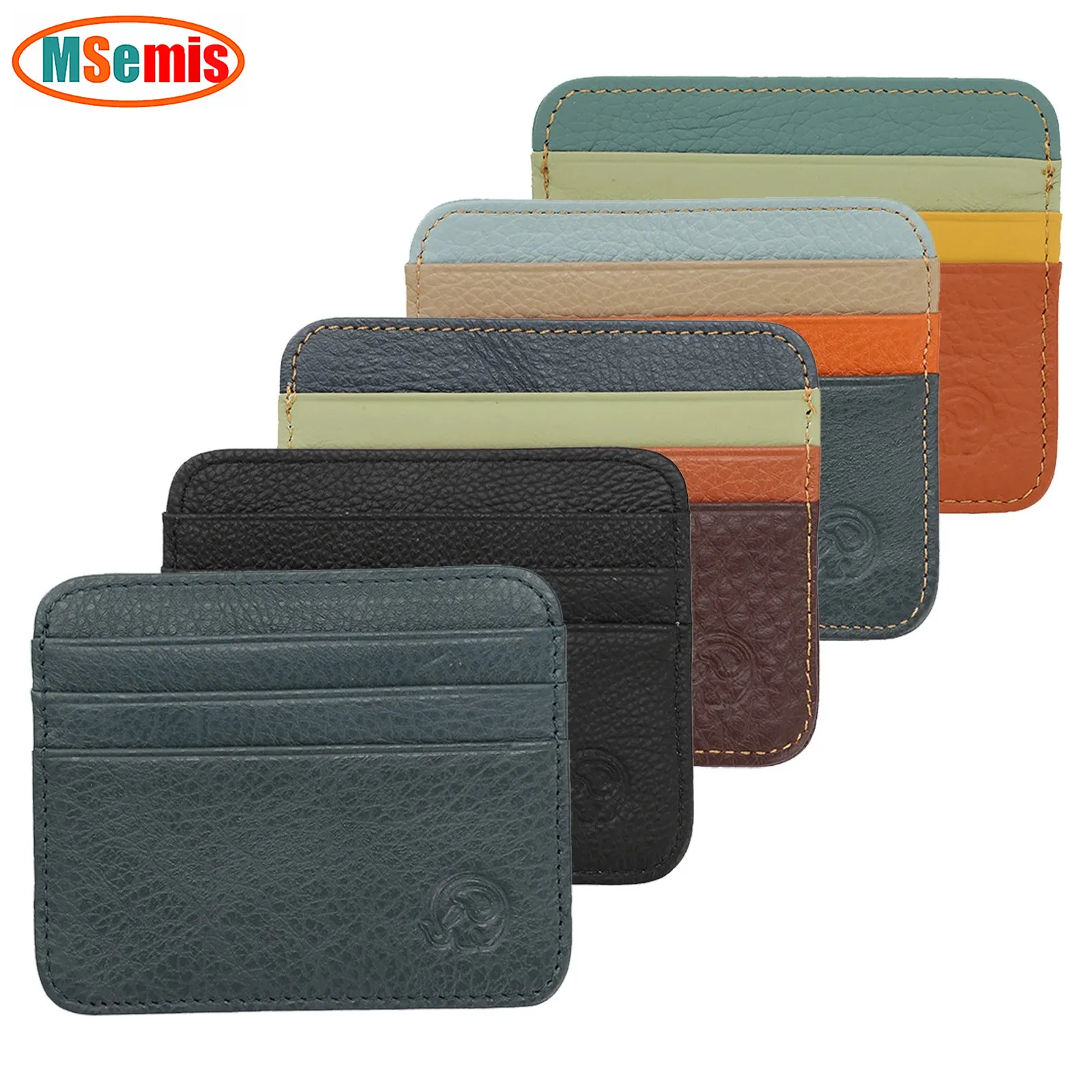 

1Pc Unisex Retro Faux Leather Card Package Multi-layer Cowhide Wallet Accessory Card Driving Document Bag for Daily Use