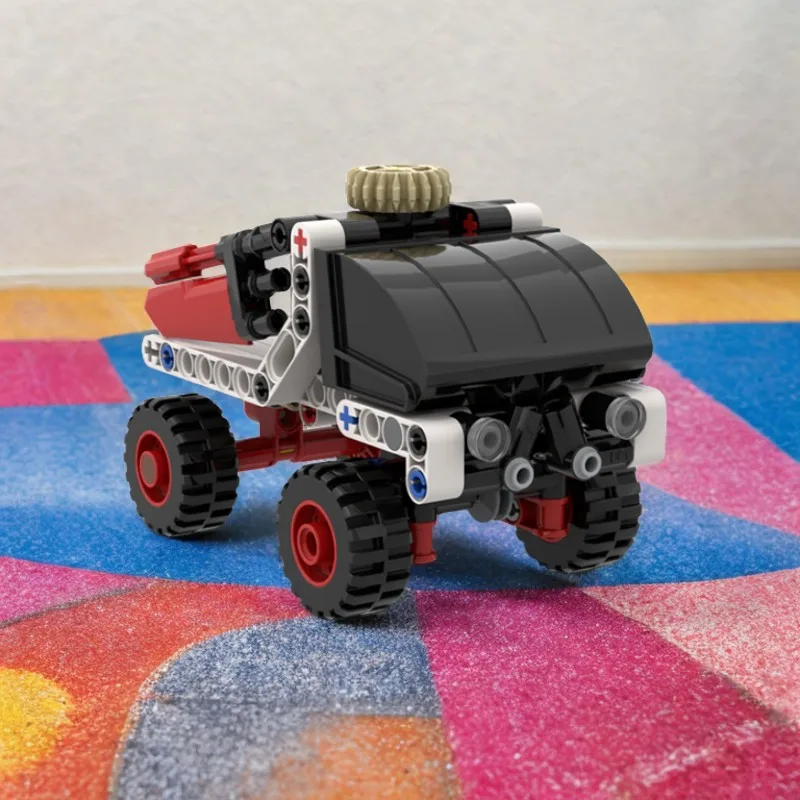 

118 шт. MOC футуристический внедорожник, прочная модель DIY, строительные блоки, игрушки на день рождения, подарок