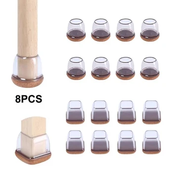 واقي ساق كرسي الطاولة يغطي سميكة من المطاط ورأى أسفل منصات الأثاث حافظات الأرضية قبعات القدم لا خدوش تقليل الضوضاء