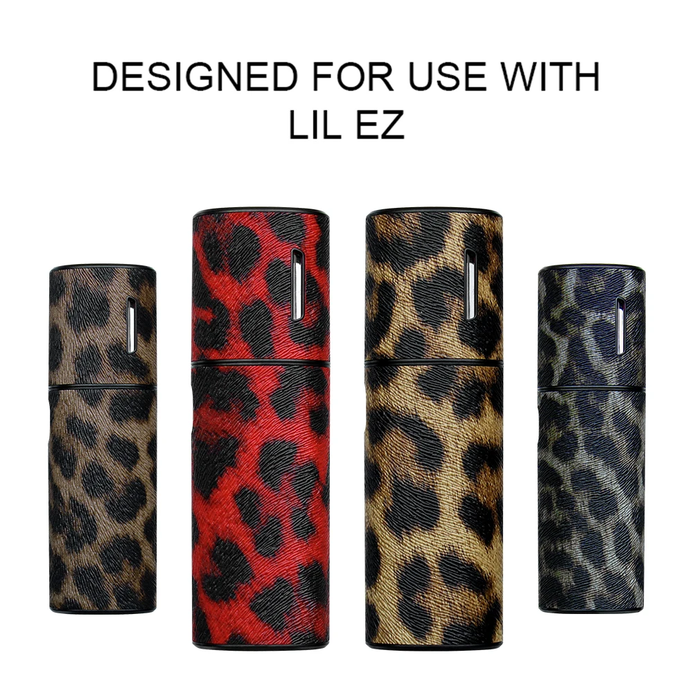 

PU leather protective case is suitable for LIL EZ, and the leopard print pattern to protect electronic cigarette accessories.