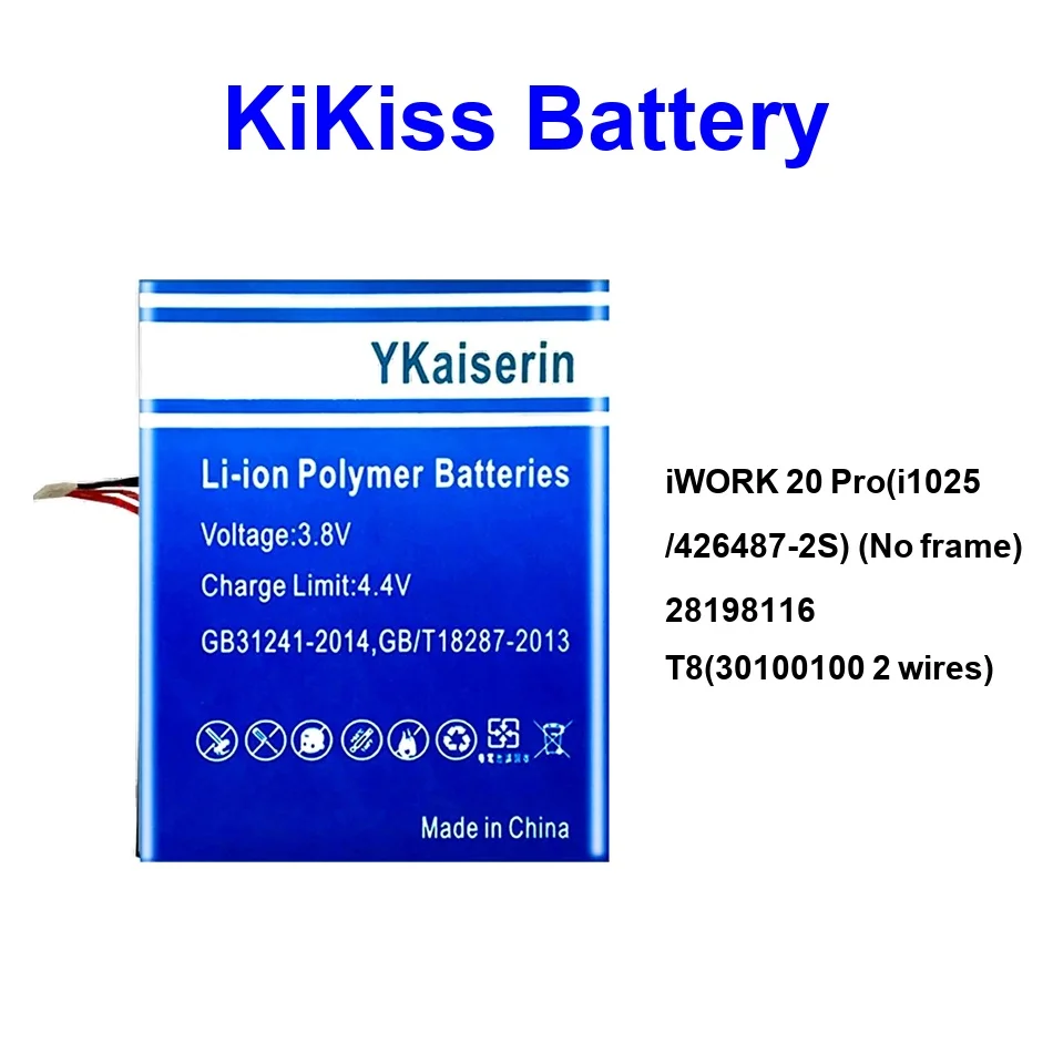 

Laptop Battery Long-Lasting Performance T830100100 2 Wires 28198116 6100-15100Mah For Cube 8X T8 Iwork 1X I 8 20 Pro 4G