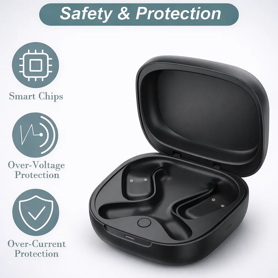 Replacement Charging Case For SHOKZ OpenFit 2 / 2+ T920 / T921