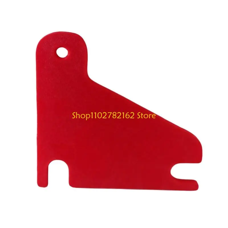 

547B Caravans Door Safety Lock Red Color Secure Design For Motorhomes Travel Trailer Mobile Living Spaces Secure Camping