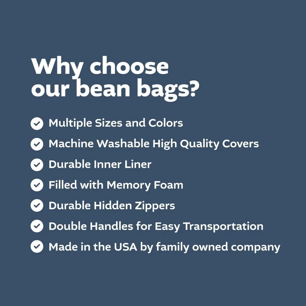 كرسي Lumaland العملاق الفاخر بطول 7 أقدام مع غطاء من جلد الغزال الدقيق - ناعم للغاية، حشوة إسفنجية، أريكة مقاس XXL قابلة للغسل للأطفال والمراهقين