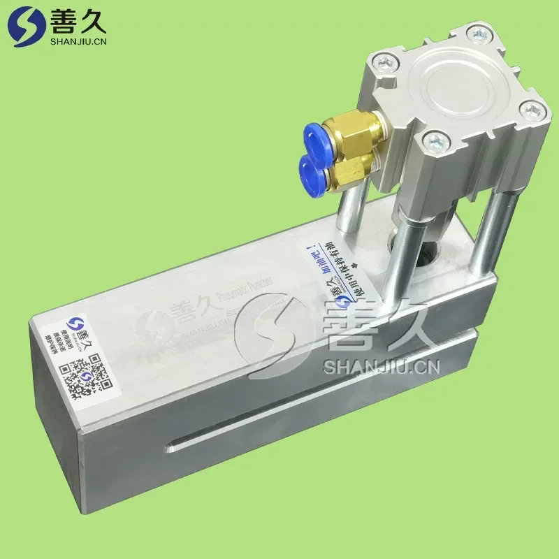 B Series Column Type Material Passing 100 Small round Hole Plastic Bag Pneumatic Drilling Machine Bag Making Machine Puncher