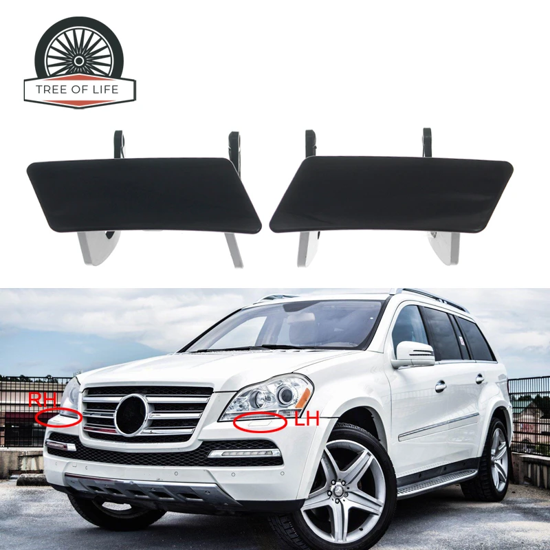 Przedni reflektor osłona spryskiwacza zaślepka dyszy natryskowe reflektora do Mercedes GL-klasa W164 X164 350 420 450 550 2008 2009 2010 2011 2012