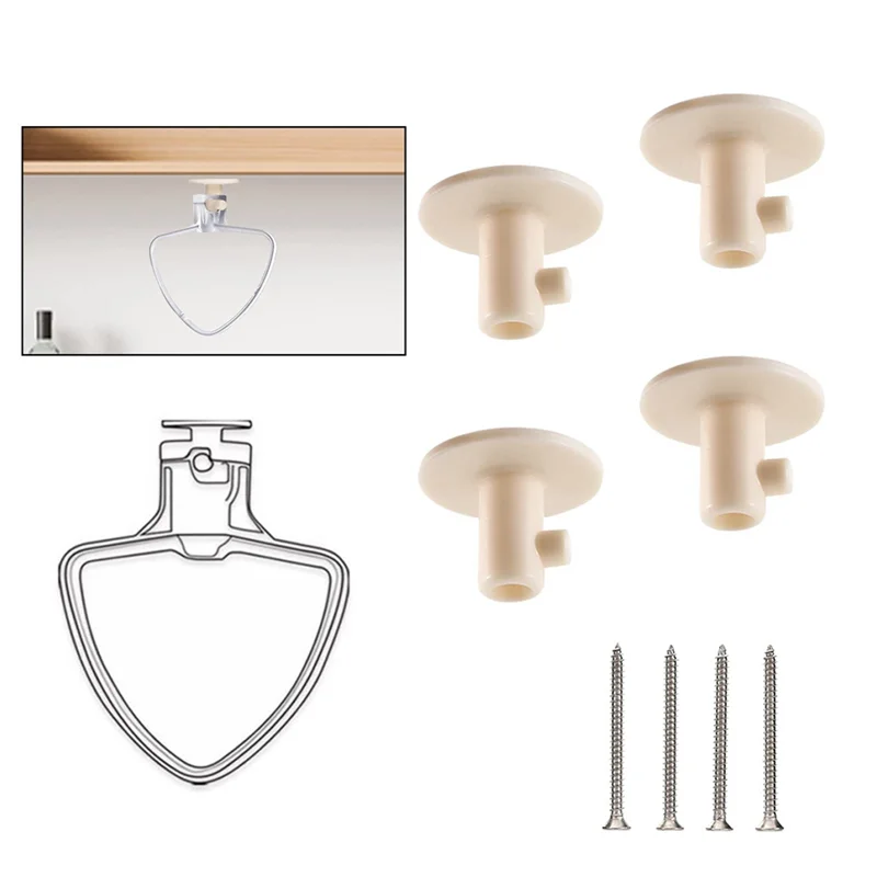 A94E-4 шт. подставки для миксера, кухонный органайзер для хранения с ввинчивающейся насадкой для миксера, прочный органайзер