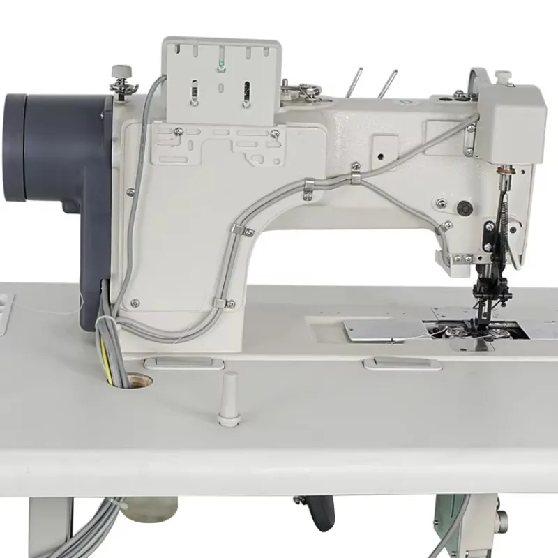 8422D Manufacturer Direct Drive Double Needle Lockstitch Industrial Sewing Machine With Thread Trimmer