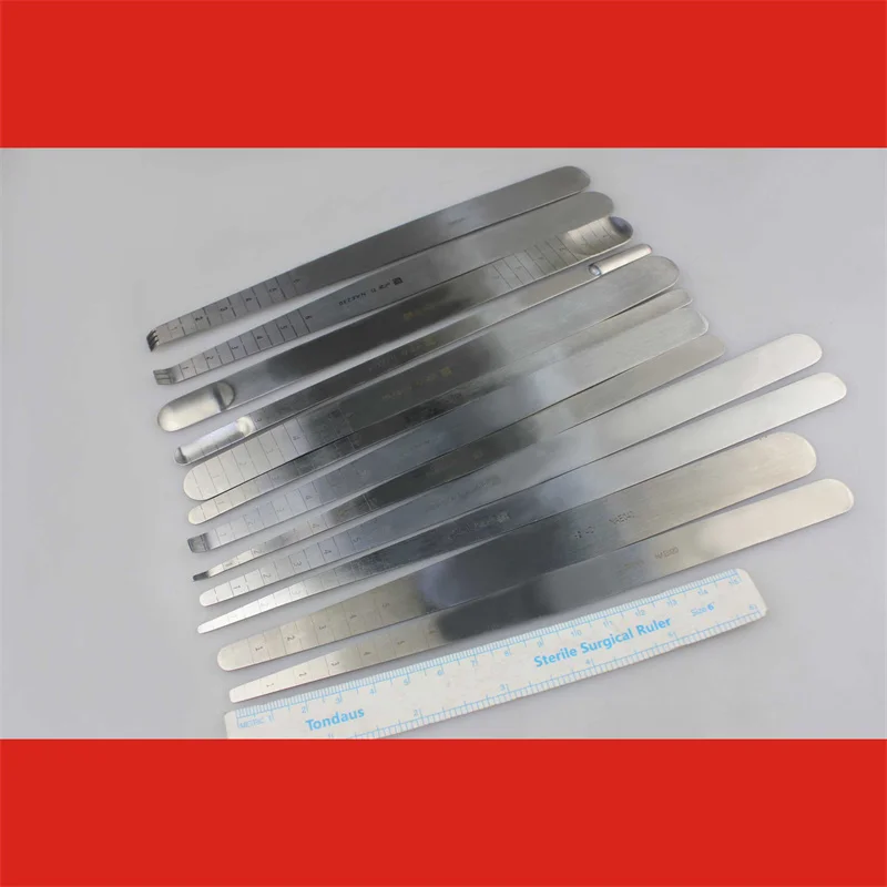Admiralty Medical Flexible Brain Pressure Plate Compression Protection Brain Pressure Strip Type Double Round Head Scale Neurosu