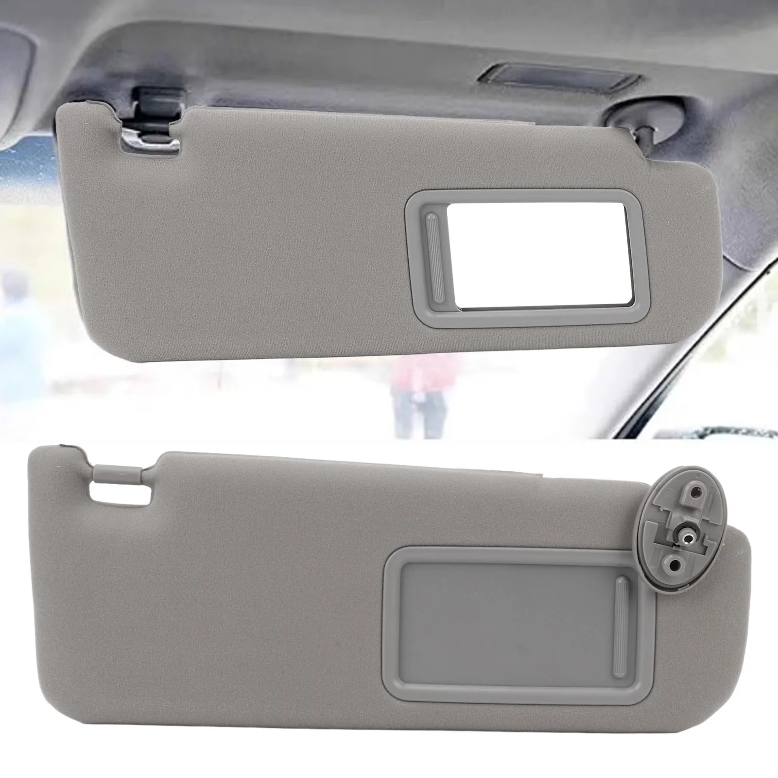 Car Sun Visor 74320‑06610‑B1 Right Passenger Side Clear Vision Elegant Look Grey Sun Shielding Visor Board for Vehicle