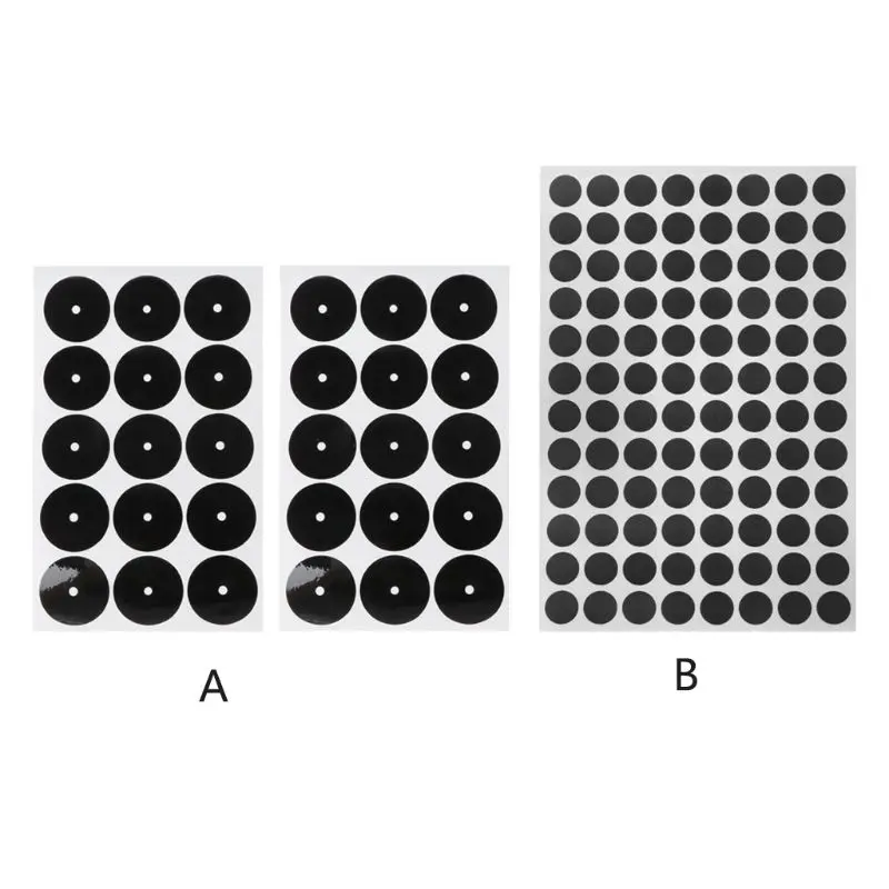 Y1UB ชุดจุดบิลเลียดสติกเกอร์จุดสนุ๊กเกอร์ตาราง MARKER Dots สระว่ายน้ำ ตำแหน่ง MARKER สติกเกอร์สำหรับบิลเลียดฝึก