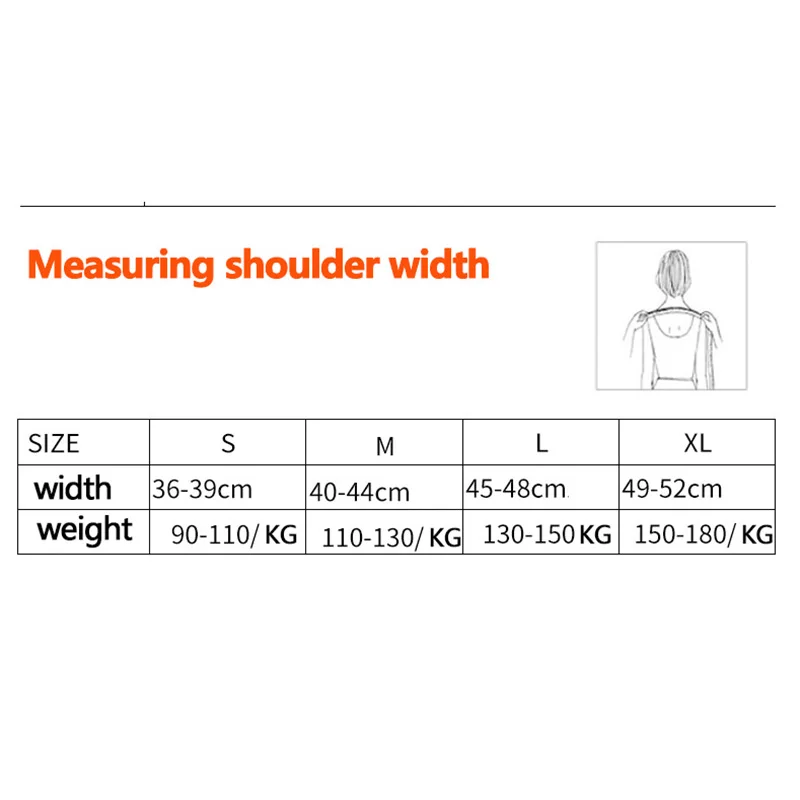 Double Shoulder Support Back Support Bandage Protector Compression Shoulder Strap Back Wrap Protector Pain Relief Health Product