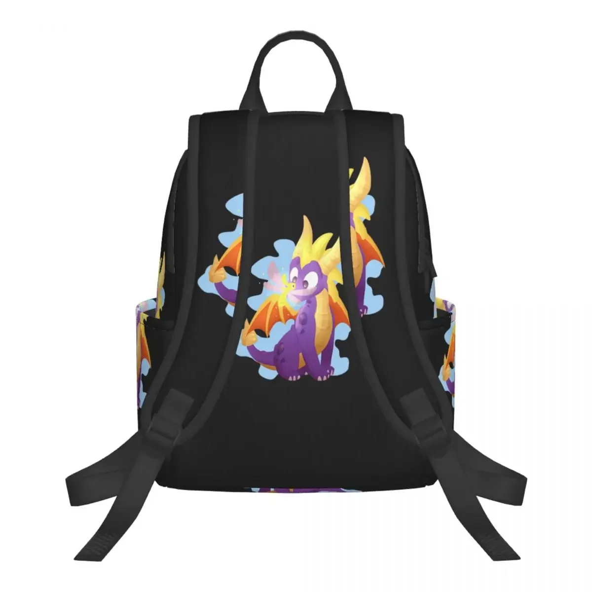 Ice Spyro Student Backpack School Bag Hiking Travel Daypack for Boys Girls Bookbag Shoulder Bags