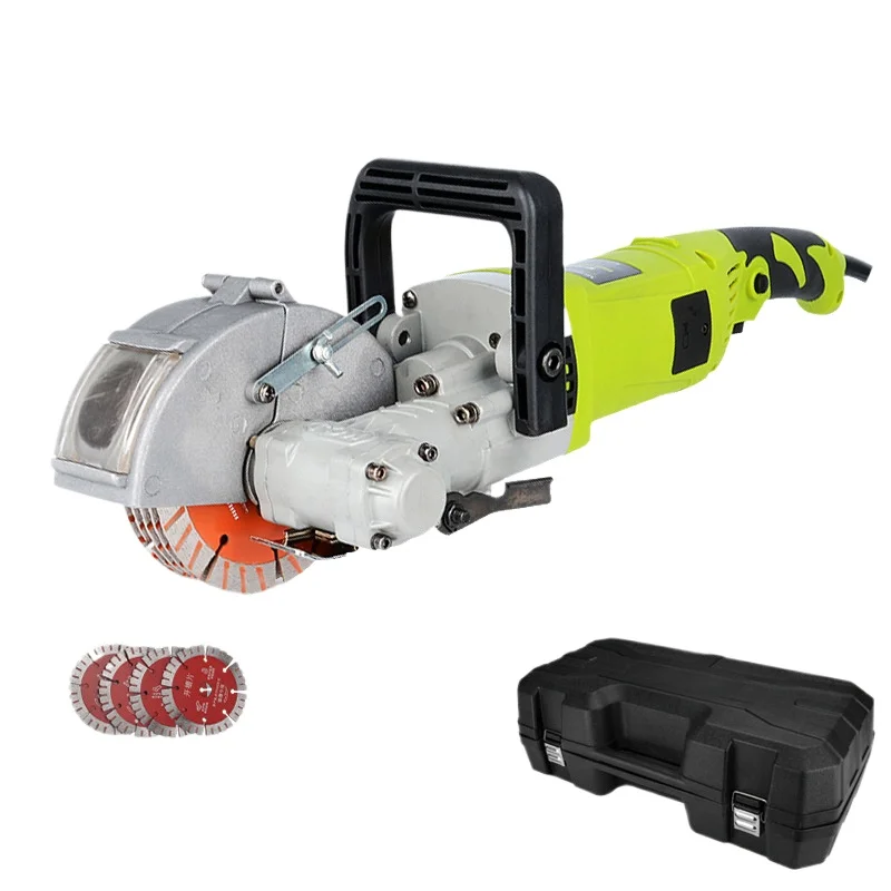 Grooving machine, one-time forming, wall body, concrete cutting machine, automatic slotting